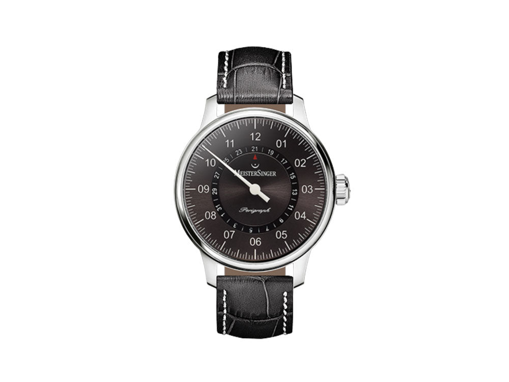 Meistersinger Perigraph Automatic Watch, ETA 2824-2, 43mm, Sunburst Anthracite