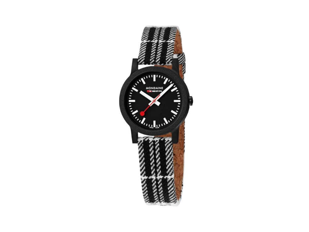 Mondaine SBB Evo2 Quartz Watch, Ecological, White, 32 mm, MS1.32120.LB