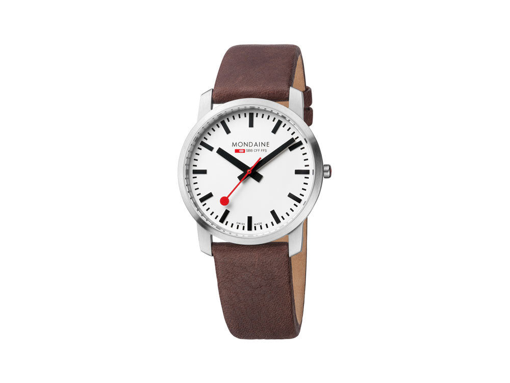 Mondaine SBB Simply Elegant Quartz watch, 41mm, A638.30350.11SBG