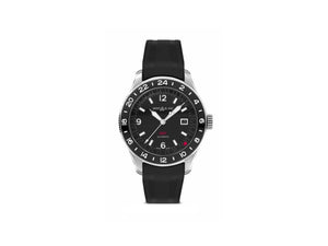 Montblanc 1858 GMT Automatic Date Watch, Black, 42 mm, 129766