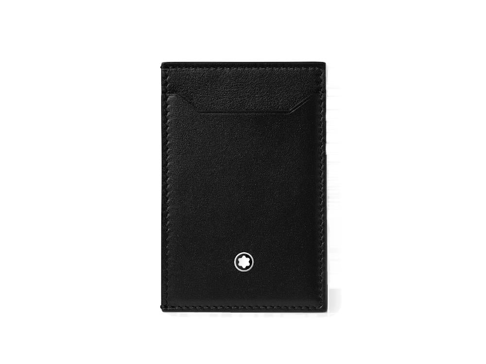 Montblanc Meisterstück Credit card holder, Leather, Black, 3 Cards, 12 -  Iguana Sell