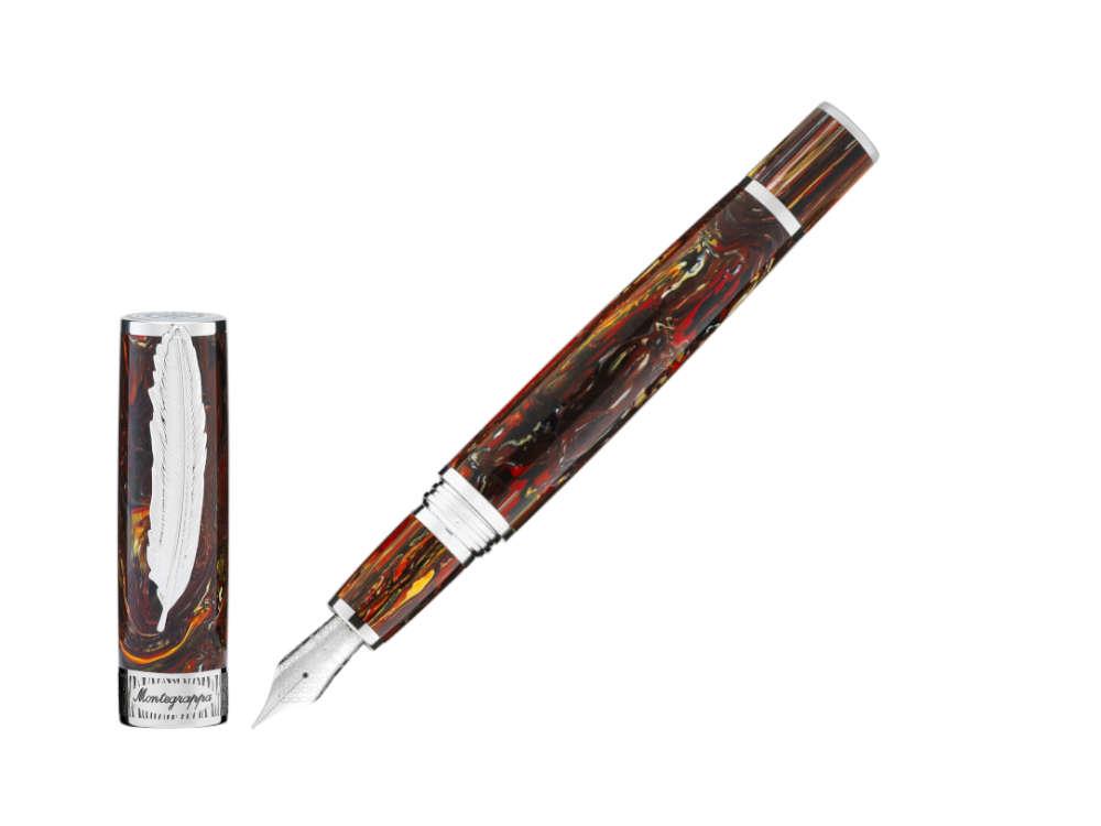 Montegrappa Wild Savannah Sunset Fountain Pen, Limited Edition, ISWDR-SA
