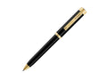 Montegrappa Zero Ballpoint pen, Black Resin, Yellow gold trims, ISZETBBY