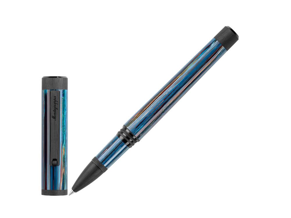 Montegrappa Zero Zodiac Libra Rollerball pen, Montegrappite, PVD, ISZEZRIC-B8