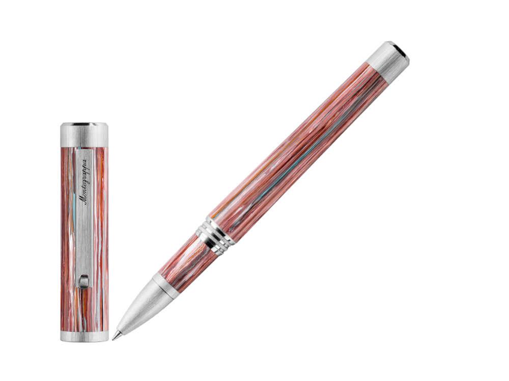 Montegrappa Zero Zodiac Pisces Rollerball pen, Pink, Steel, ISZEZRIP-S2