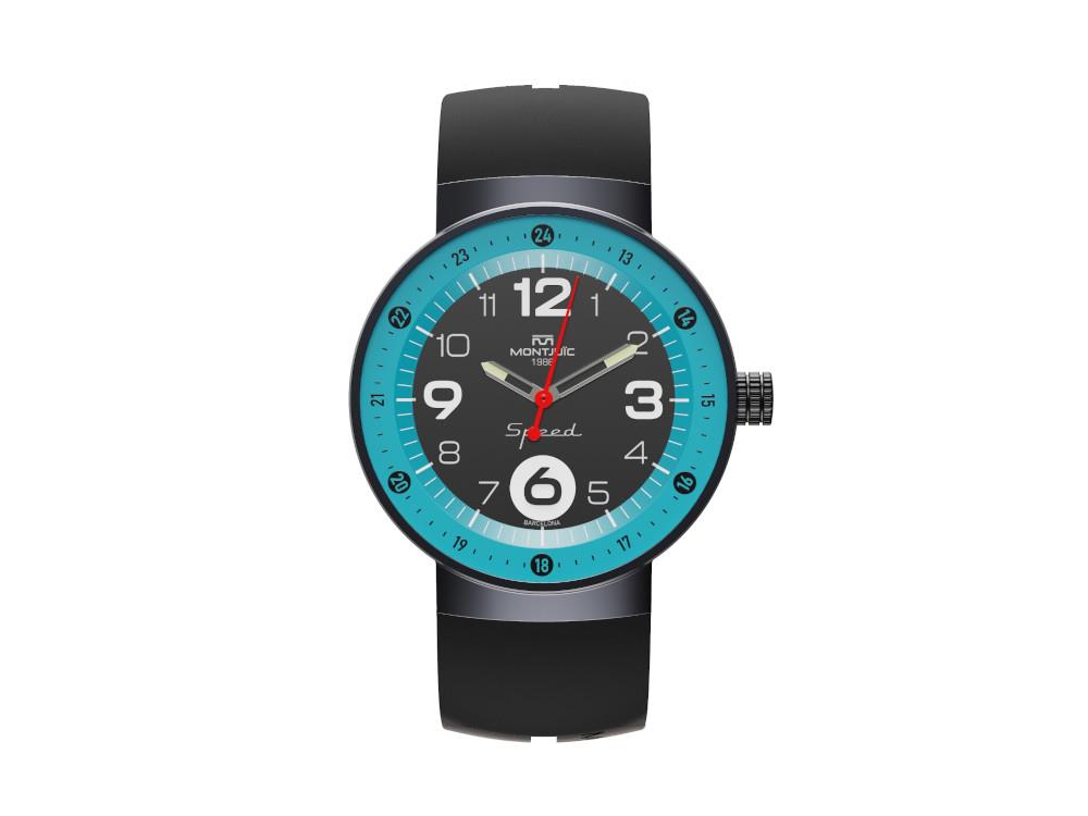 Montjuic Speed Special Racing Series Quartz Watch, Black, 43 mm, MJ1.1611.B