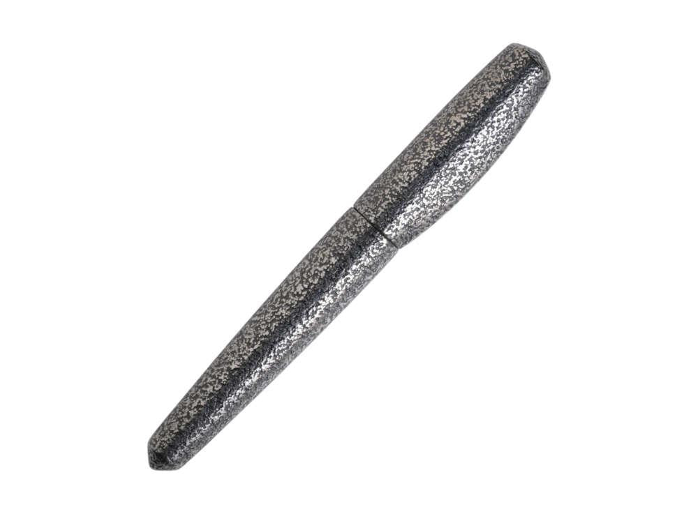 Nakaya Dorsal Fin Ver.1 Suzu Ishime Fountain Pen Silver