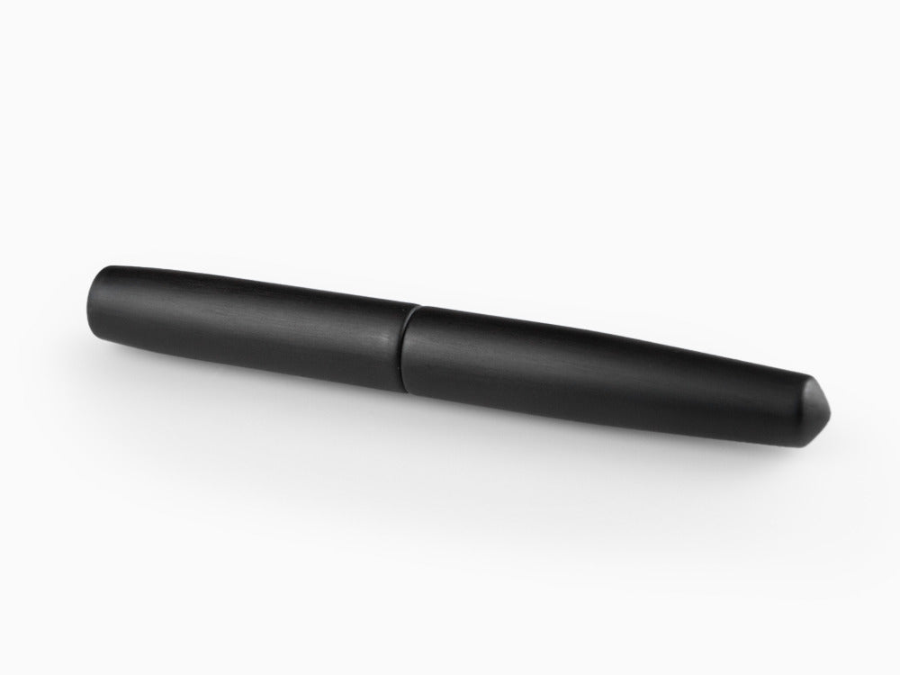 Nakaya Cigar Piccolo Hairline Fountain Pen, Black, Ebonite