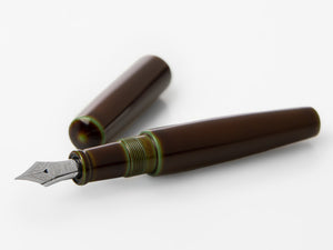 Nakaya Cigar Fountain Pen Piccolo, Heki-Tamenuri, Gold 14k rodhium