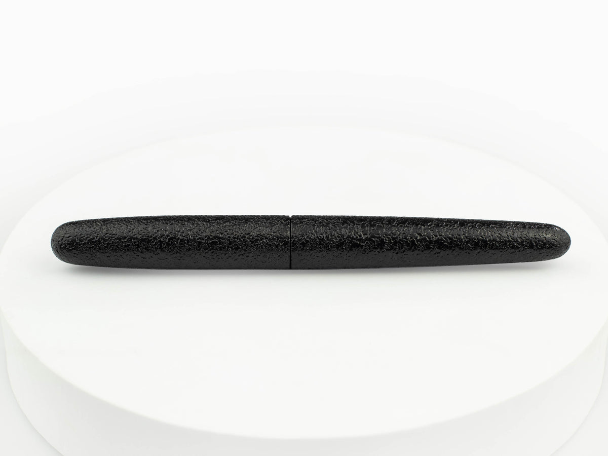 Nakaya Cigar Fountain Pen Portable, Kuro-Ishime, Ebonite, 14k Gold