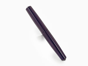 Nakaya Cigar Fountain Pen 160mm., Shobu, Ebonite, Rodhium