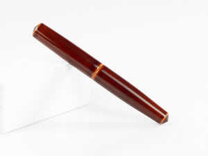 Nakaya Cigar Fountain Pen Piccolo, Toki-Tamenuri, Ebonite, Rodhium