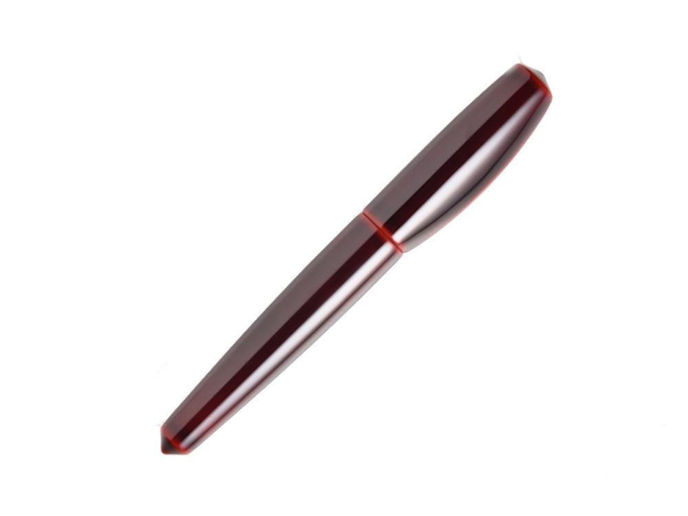 Nakaya Dorsal Fin Ver.1 Fountain Pen Aka-Tamenuri, Ebonite, Urushi