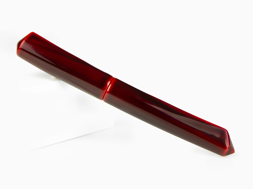 Nakaya Dorsal Fin Ver.2 Fountain Pen Aka-Tamenuri, Ebonite, Urushi
