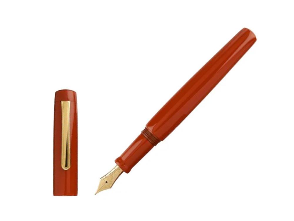 Nakaya Neo-Standard Fountain Pen, Arai Shu, Ebonite and Urushi lacquer