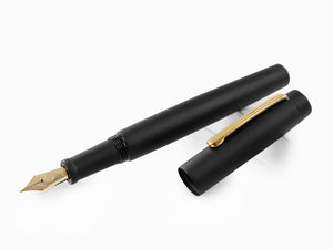 Nakaya Neo-Standard Fountain Pen, Black Hairline, Ebonite