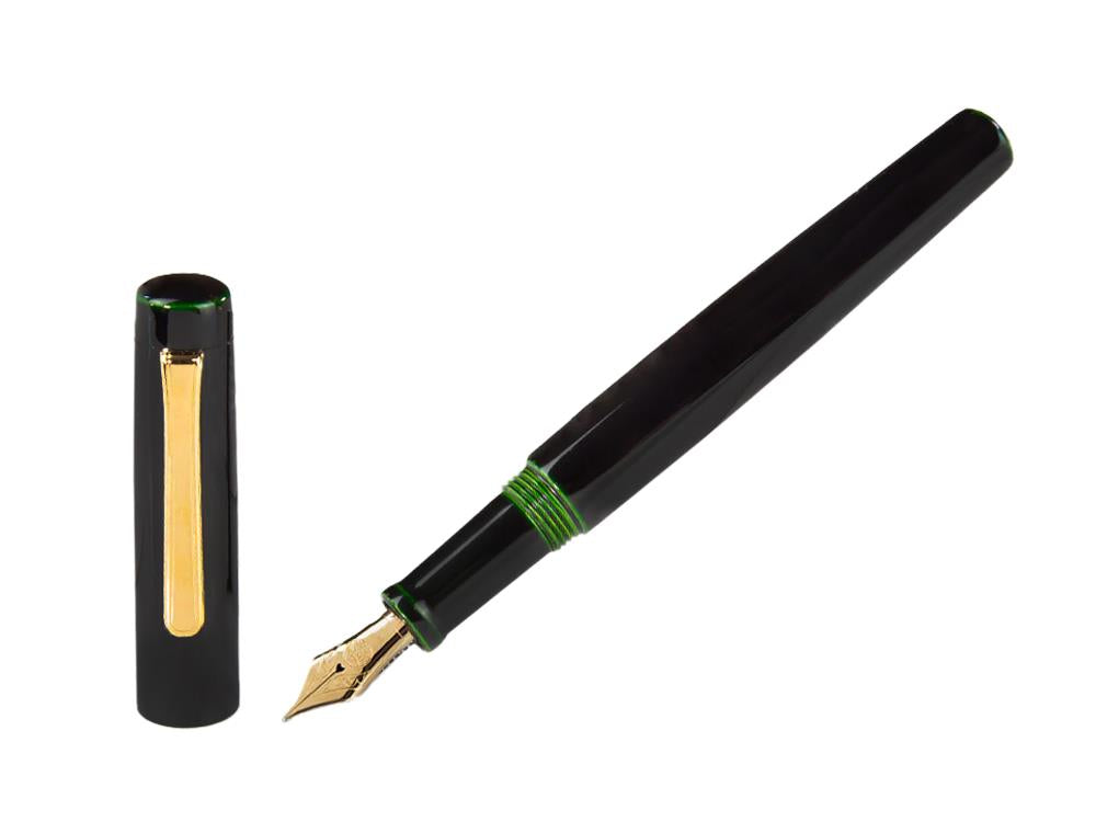Nakaya Neo-Standard Fountain Pen, Midori-Tamenuri, Ebonite