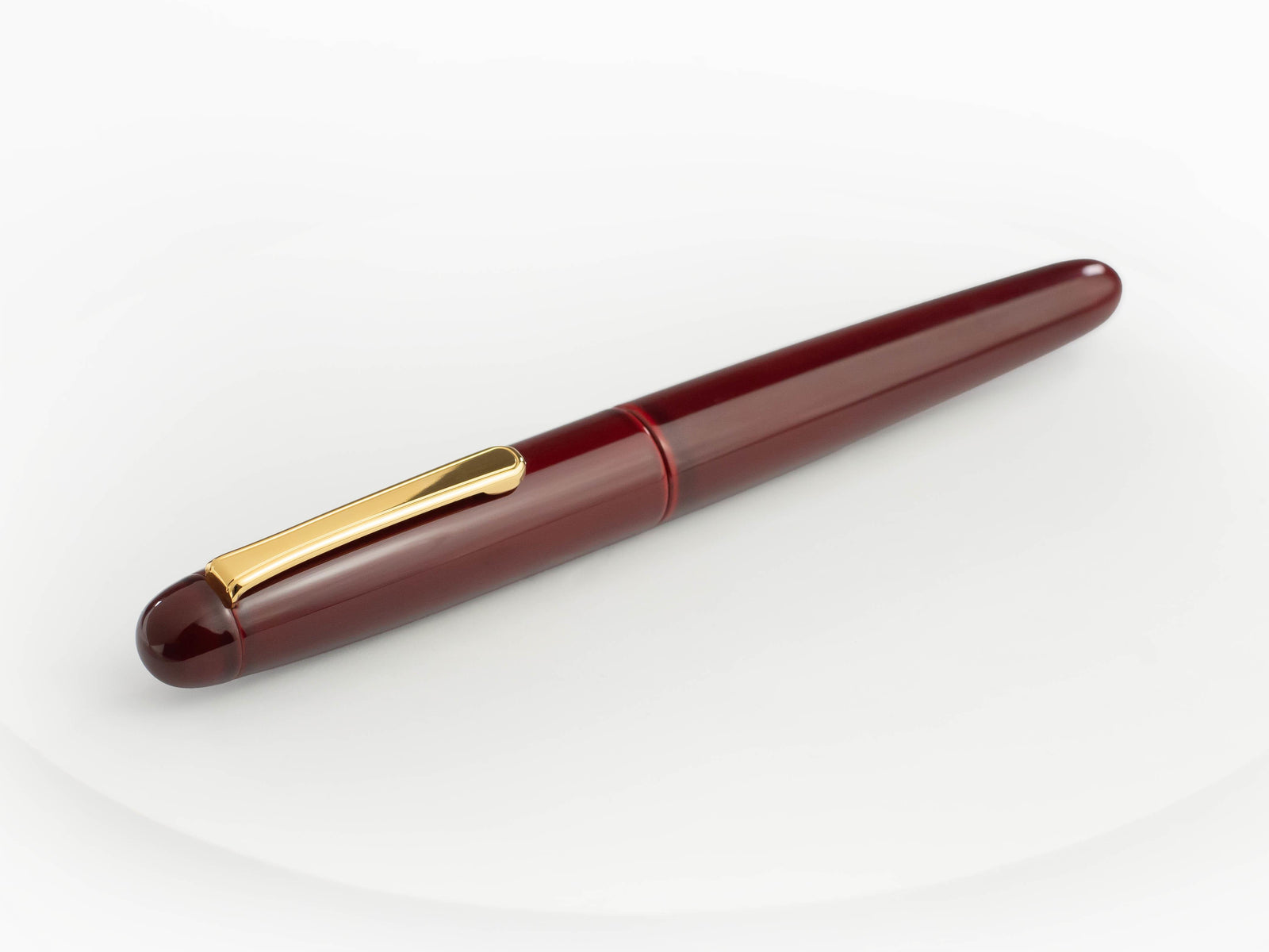 Nakaya Writer Fountain Pen Portable, Aka Tamenuri, Urushi, Metal