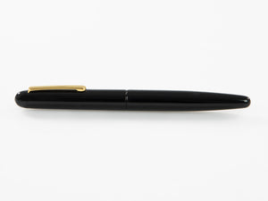 Nakaya Writer Black Fountain Pen, Long, Ebonite