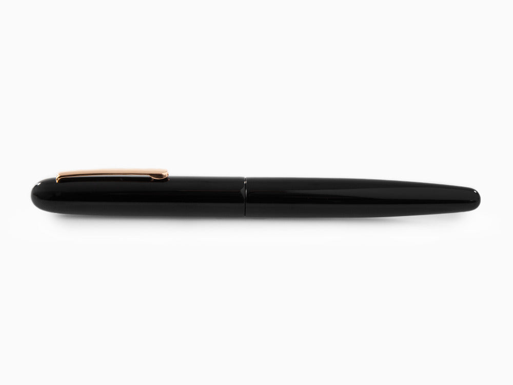 Nakaya Writer Fountain Pen Kuro-Roiro Black, Long, Rose Gold, Writer-B
