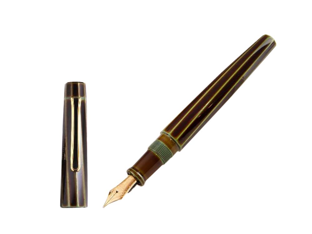Nakaya Writer Fountain Pen Heki-Tamenuri Portable Decapod Twist
