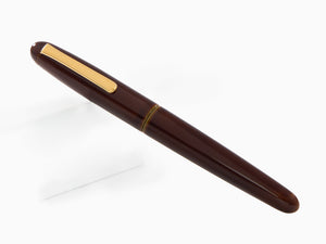 Nakaya Writer Long Fountain Pen, Heki Tamenuri, Ebonite / Urushi lacquer
