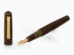 Nakaya Writer Fountain Pen Heki-Tamenuri, Piccolo, Urushi lacquer, Gold