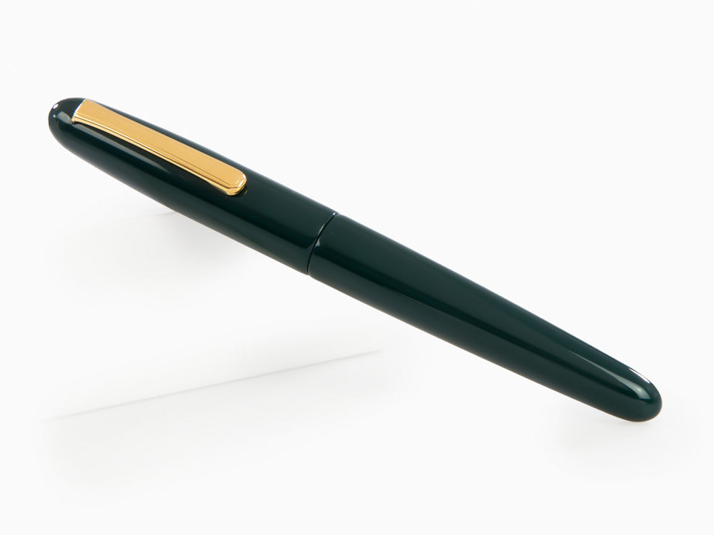 Nakaya Writer Midori Portable Fountain Pen, Ebonite and Urushi lacquer