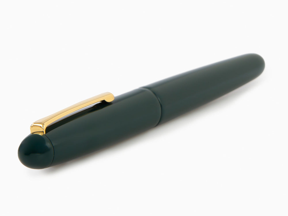 Nakaya Writer Midori Portable Fountain Pen, Ebonite and Urushi lacquer