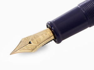 Nakaya Writer Fountain Pen, Shobu, Ebonite and Urushi lacquer, Portable