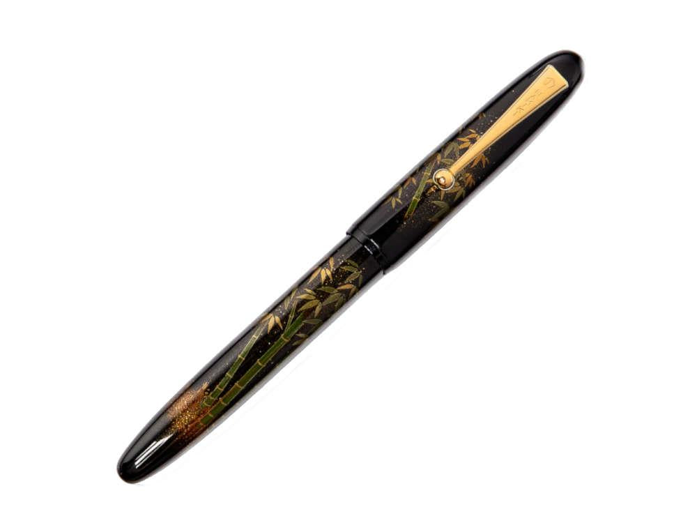Namiki Yukari Bamboo Rollerball pen, Lacquer, Gold trim, BLKY20M-7-TA