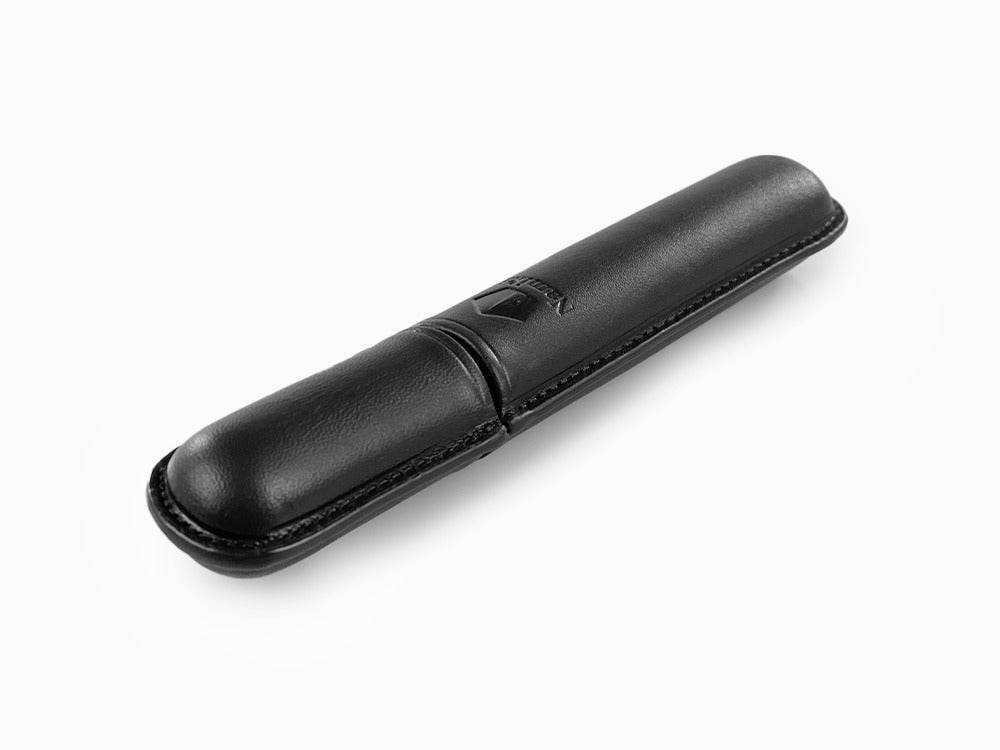 Namiki Yukari Pen Case, Leather, Black, 1 Writing Instrument