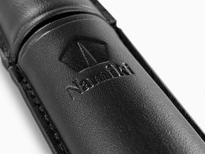 Namiki Yukari Pen Case, Leather, Black, 1 Writing Instrument