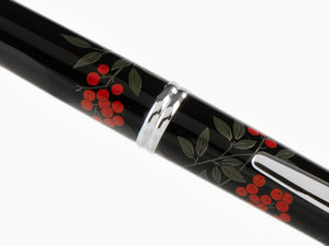Namiki Capless Nandine Fountain Pen, Lacquer, Rhodium, FC-5000R-NT-RH