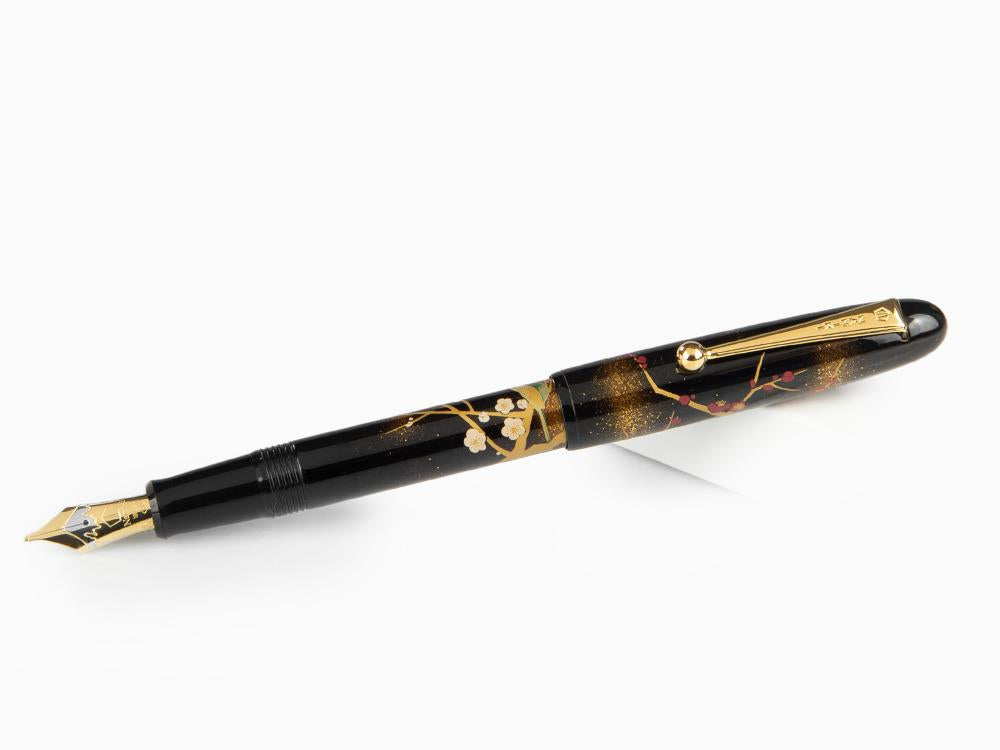 Namiki Yukari Apricot Tree and Warbler Fountain Pen, FN-10M-UU
