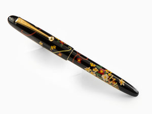 Namiki Nippon Art Flower Basket Fountain Pen, Gold trim, FN-5M-HA