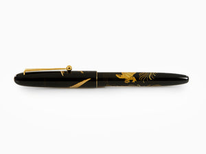 Namiki Nippon Art Crane and Turtle Fountain Pen, Lacquer, FN-5M-TK
