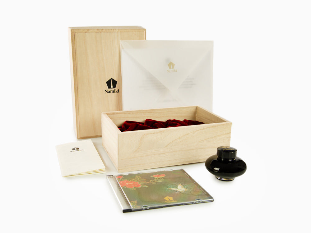 Namiki Nippon Art Crane and Turtle Fountain Pen, Lacquer, FN-5M-TK