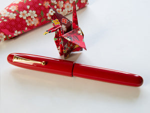 Namiki Emperor Urushi Lacquer Vermilion No.50 Fountain Pen, FNF-148S-R