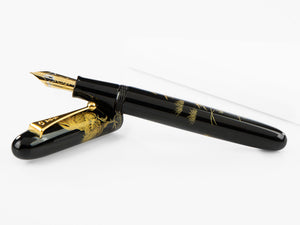 Namiki Chinkin Royal Rooster Fountain Pen, Urushi lacquer, FNKC-30M-TOK