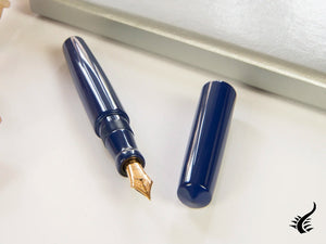 Nakaya Cigar Piccolo Fountain Pen, Shobu, Ebonite and Urushi lacquer