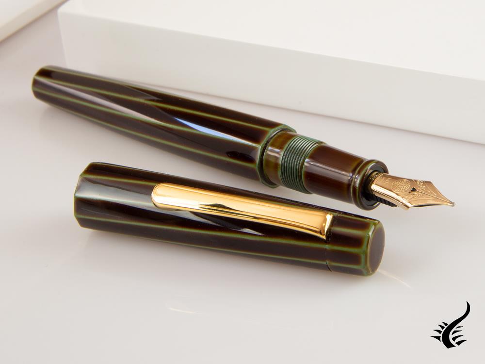 Nakaya Writer Fountain Pen Heki-Tamenuri Portable Decapod Twist