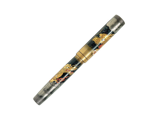 Namiki Emperor Dragon Fountain Pen, Urushi lacquer, Black, FNFV