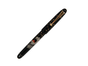 Namiki Tradition Mount Fuji and Wave Rollerball pen, Gold trim, BLK-30P-7-FN