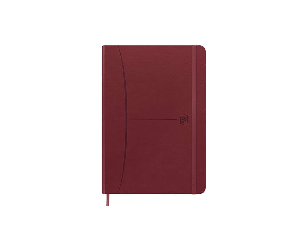 Oxford Signature Plain Notebook A5 Burgundy, 400163614-BURDEOS