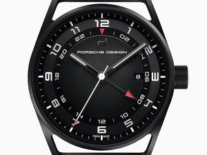 Porsche Design 1919 Automatic Watch Globetimer, Titanium, Black & Rubber
