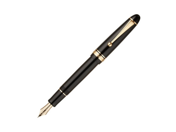 PILOT Fountain pen 万年筆 美品 18K Fサイズ Pilot Custom 742 Fountain Pen, Gold plated, Black, FKK-2000RB
