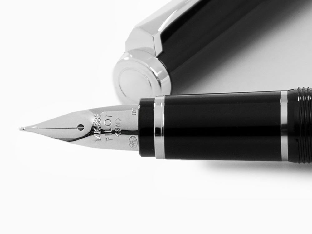 Pilot Falcon Fountain Pen, Black, Flexible Nib, Falcon-Black