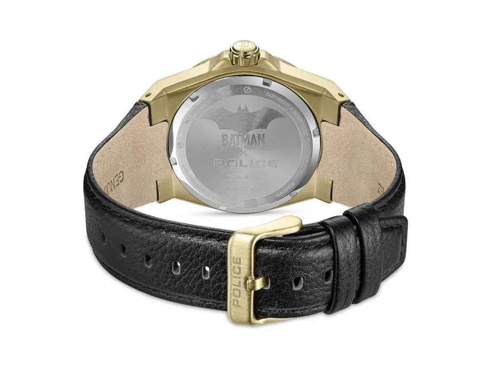 Police Batwing Quartz Watch, PVD Gold, 45 mm, Special edition, PEWGA0090006-SET