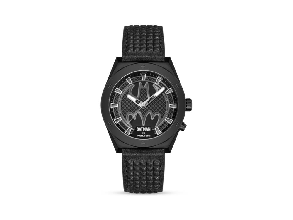 Police Ultimate Batman Quartz Watch, 44 mm, Black, PEWGA0090101-SET
